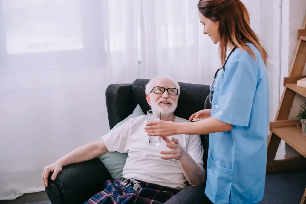 man at memory care in Long Grove
